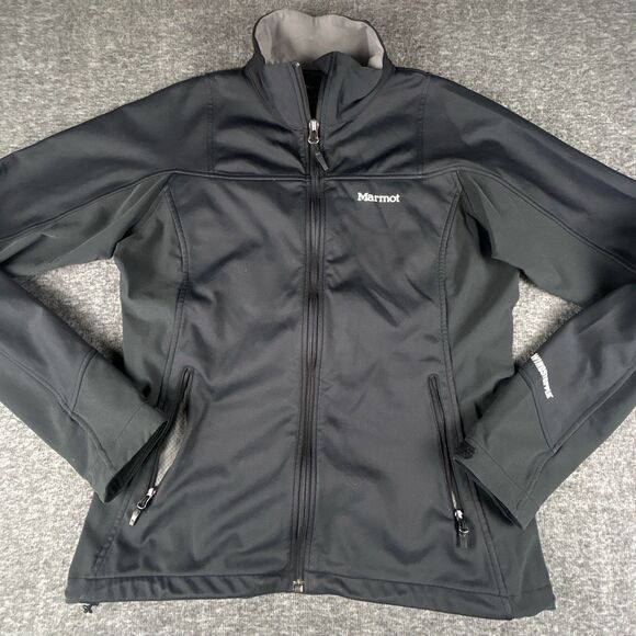 Marmot Windbreaker Jacket Womens Sz M Black Gore-Tex SoftShell Lot of 2 READ - Picture 2 of 10